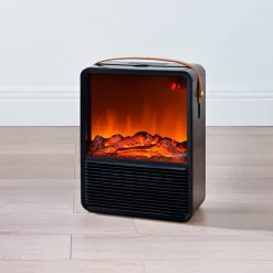 Chauffage vintage effet flamme