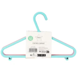 Cintres enfant x10 rose/lilas