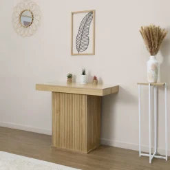 Console extensible en table