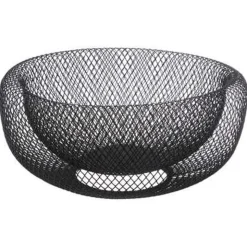 Corbeille a fruits 27cm noir