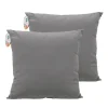 Coussin carre uni 45x45cm anthra