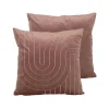 Coussin design arche 45x45cm blu