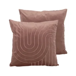 Coussin design arche 45x45cm blu