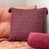 Coussin jaipur 45x45cm bordeaux