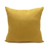 Coussin romy 38x38cm ocre