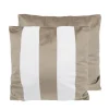 Coussin rya 40x40cm velours beig