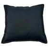 Coussin uni 38x38cm gris fonce