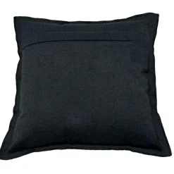 Coussin uni 38x38cm gris fonce