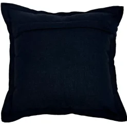 Coussin uni 38x38cm noir