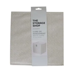 Cube de rangement beige chine