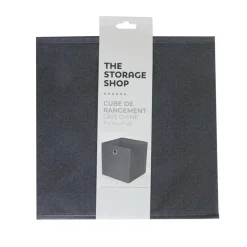 Cube de rangement gris chine