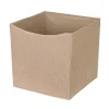 Cube rangement velours cotele 31