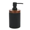 Distributeur a savon noir /bois