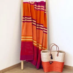 Drap de plage xl 140x180cm coton
