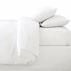 Drap housse 140x190cm blanc