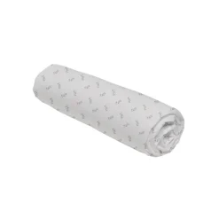 Drap housse 160x200 coton floral