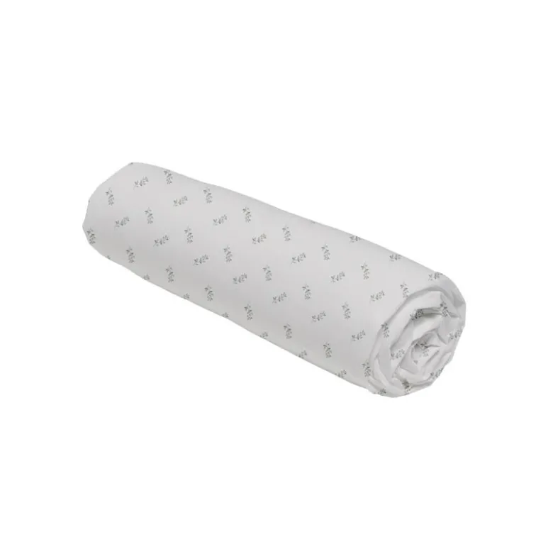 Drap housse 140x190 coton floral