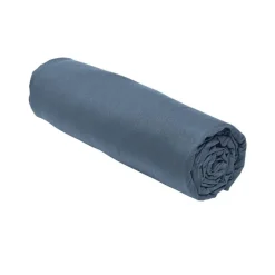 Drap housse 90x190 jersey bleu o
