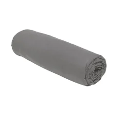 Drap housse 140x190 jersey gris
