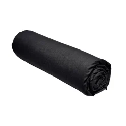 Drap housse 90x190 jersey noir