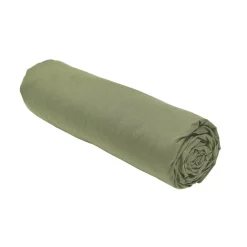 Drap housse 180x200 jersey vert