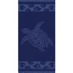 Drap plage velours jacquard uni