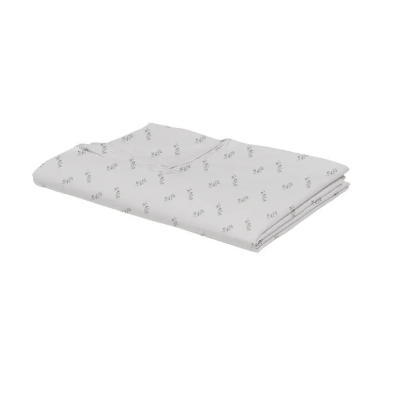 Drap plat 240x300 coton floral