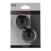 Embout boule x 2 d28 - noir mat