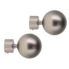 Embout gaia d28 x2 - argent mat
