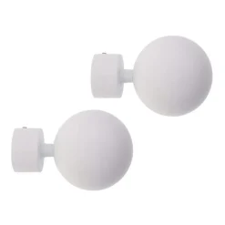 Embout gaia d28 x2 - blanc mat