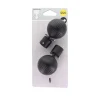 Embout globe d20 x2 - noir mat
