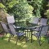Ensemble repas de jardin 6places