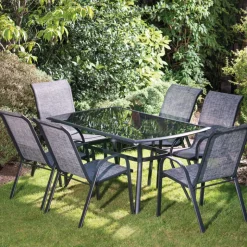 Ensemble repas de jardin 6places