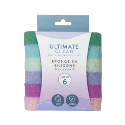 Eponge pastel silicone x6