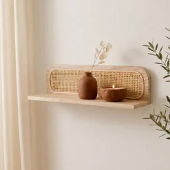 Etagere cannage
