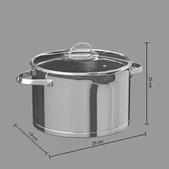 Faitout 24cm inox resilience