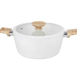 Faitout creme strie d24cm