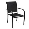 Fauteuil textilene pacha noir