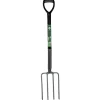 Fourche metal poignee plastique