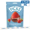 Fraise enrobee chocolat lait 90g
