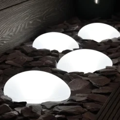 Galets solaire x4 blanc