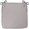 Galette de chaise 38x38cm gris c