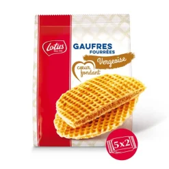 Gaufres vergeoise coeur fondant