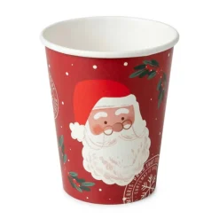 Gobelet 240ml x10 santa