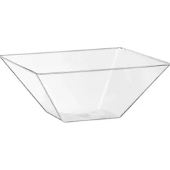 Grand bol carre x2 plastique reu