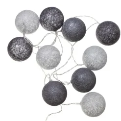 Guirlande led 10 boules d6cm