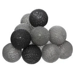 Guirlande led 10 boules d6cm