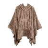 Hoody capuche embosse mokka