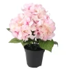 Hortensia artificiel en pot