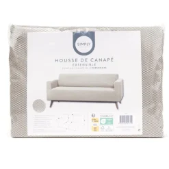 Housse de canape nid d'abeille 3
